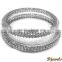 White Gold Diamond Bangles, Solitaire Diamond Bangles, Diamond Jewelry