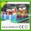 Hot selling amusement kidding rides inflatable bouncy castles combo