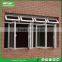 PVC Fixed arch with double glass window commercial building window PVC awning window pictures