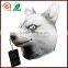 Full Head Animal Cosplay Carnival Costume Latex dog Party mask for fumes