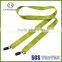 Promotional custom polyester lanyard, sublimation print heat transfer printing lanyard