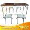 MDF Board Folding Table and Aluminium Chair for Outdoor Picnic