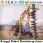 crane Bulldozer boring 3 in 1 machine with CE approved