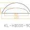 LED High Bay Light Optical Glass Lens