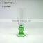 Unique Design Champagne Flute Wine Glass Green Stemware