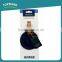 Toprank OEM Wholesale Custom Gift Round Shaped Suitcase Name Tag Embossed Travel Leather Pu Luggage Tag