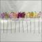 8 flower heads mini orchid flowers artificial