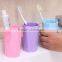 wholesale 2017 new design cheap plastic toothbrush cup tooth mug gargle cup