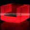 Elegant Modern Abundant colors Fashion LED sofa/chair with rechargeable LED furniture sofa