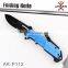 New Design Folding Knife With LED 3Cr13 Blade Aluminium Handle Outdoor Camping Knife