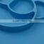 2017 factory new design one piece food grade non slip baby silicone placemat for kids