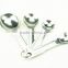 42144 4pcs Stainless Steel Nesting Measuring Cups and Spoons Set