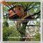 Guangzhou Songtao new design products big artificial/fake tree trunk with hole tree house for holiday
