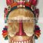 Hand Crafted Wooden Mask of Tribal face Wall Hanging Made In Nepal