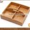 Bamboo Food Serving Storage Tray