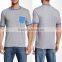 T-shirts in Bulk Men's Short Sleeve Plain Dyed Solid Color Trends T-shirts with Pocket Plain White T-shirts