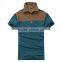 polyester/spandex color combination reflective polo shirt