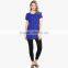 blue short sleeve tops maternity dresses for office lady