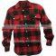 wholesale custom mens winter warm flannel plaids shirts