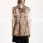 Europe and the United States the new imitation raccoon fur fur vest special women's new long faux fox fur vest