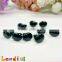 6mm DIY Toy Accessories Knitting Sewing Toys Safety Black Oval Eyes