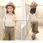  wholesale child clothing girls palazzo pants ruffled pants for girls