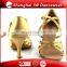 Tan Satin Lady Latin Ballroom Shoes