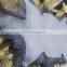 Grey mongolian lamb fur backrest pillow backrest cushion for sofa