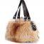 Factory wholesale customized real mink fur or fox fur bag