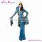 Western White Queen Halloween Costume Fancy Dress