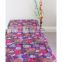 Double Fruit Print Kantha Bedspread Quilt Throw Indian Rajasthani Purple Color jaipur quilt handmade cotton