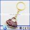 2015 New Hot fashion wholesale keychains custom flower keychain key chains for souvenir