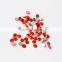 Round flat back ss6 glass rhinestones for clothes decoration