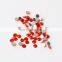 Crystal ab color flat back glass rhinestones for dresses decoration