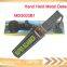 High sensitivity adjustable hand held metal detector with 9V battery