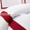 High Quality Luxury Red Hotel bed sheet bedding set 100% cotton