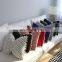 i@home INS solid color striped cute ball bow pillow bedside sofa pillow cushion cover with core