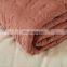 90gsm Microfiber fabric quilted bedding set  tassel  duvet Cover Set