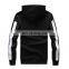 Wholesale Korea style White panel stripe at sleeve brushing pullover fleece clothing Mens Sweatshirt Hoodies