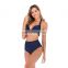 New style bikini multicolor sexy printed high waist split swimsuit bikini for women