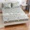 Wholesale luxury queen king size aole cotton bedspread bedding 3d flower fitted bedsheet set mattress protector cover