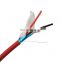 High quality 2c 1.5mm 2.5mm 18 AWG copper shielded red fire alarm cable for fire alarm system