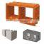 Customizable interlock concrete legato block mould for precasting concrete block