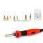 Frankever 0-15-30 Watt Wood Burning Kit pyrography wood pieces soldering iron with 6 Soldering Tips Set