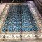 YAMEI handmade silk persian carpet for sale szie 6x9ft