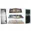 Gaojie DIY custom keyboard rapid prototype CNC machining aluminum brass pom pc stainless steel keyboard case