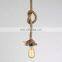 Discount clearance sale Single Head Hemp Rope Chandelier Lighting Vintage Pendant Light