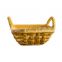 handmade christmas empty ceramic bread fast beach food tray hamper gift baskets for bread gift supplies with handle