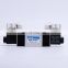 Pneumatic 4V220-08 G1/4 New Black Body 4V Series 5/2 Way Factory Manufacturer Electronic Control Double Coil Solenoid Valve