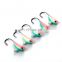 1.2g 1.6g 1.7g Winter Fishing Tackle Lead Head Hook 5 pcs/ pack 10 colors  Ice Fishing Jig